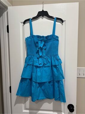 Sugarlips | Dresses | Sugarlips Medium Denim Ruffled Dress